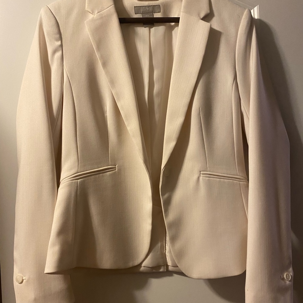 H&M Cream Women's Blazer